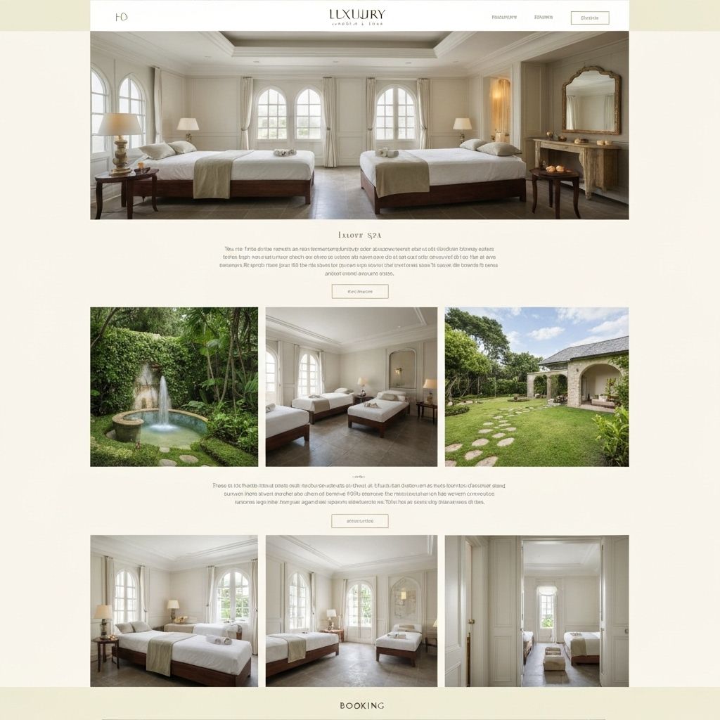 Website Spa Luxury